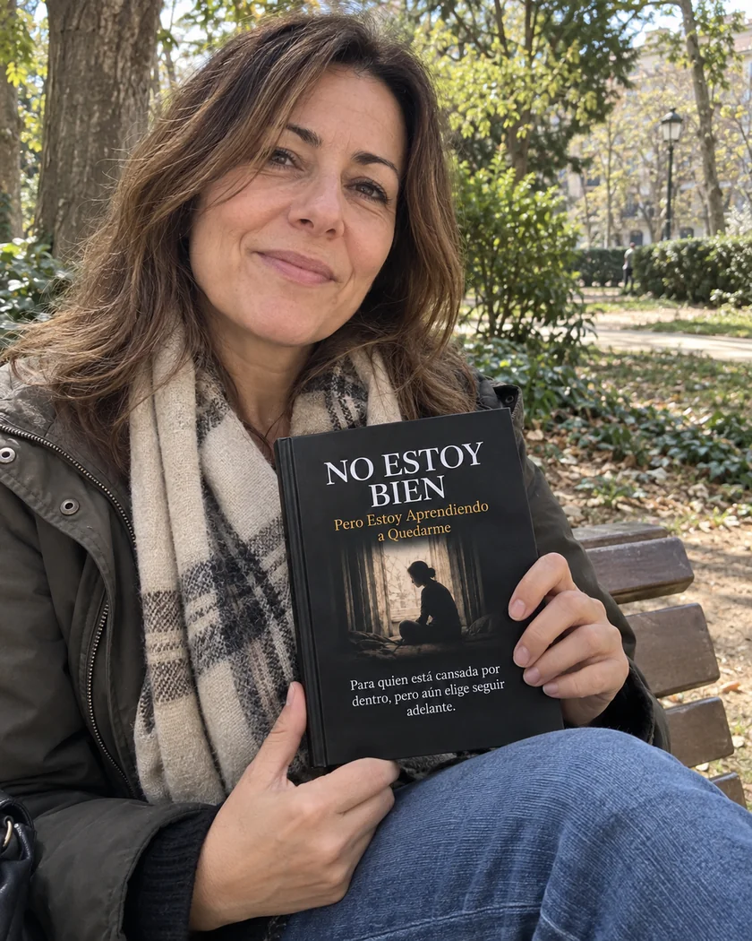Lectora del libro No Estoy Bien en Chile