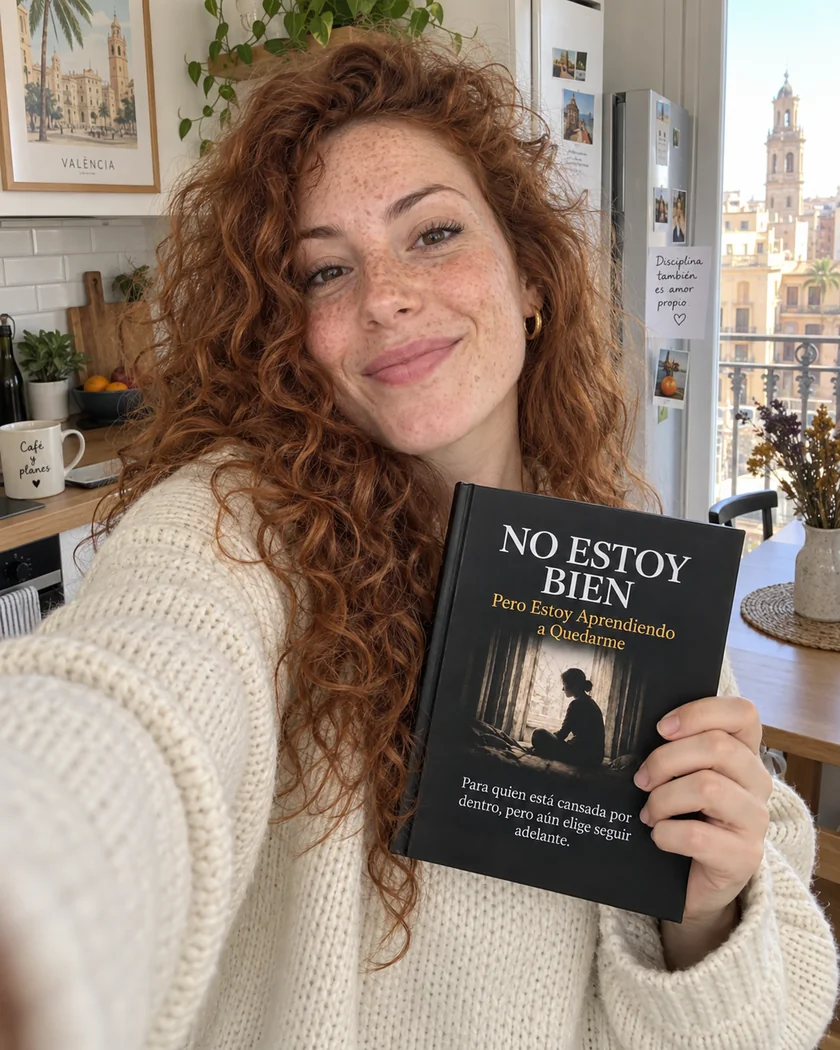 Lectora del libro No Estoy Bien en Chile