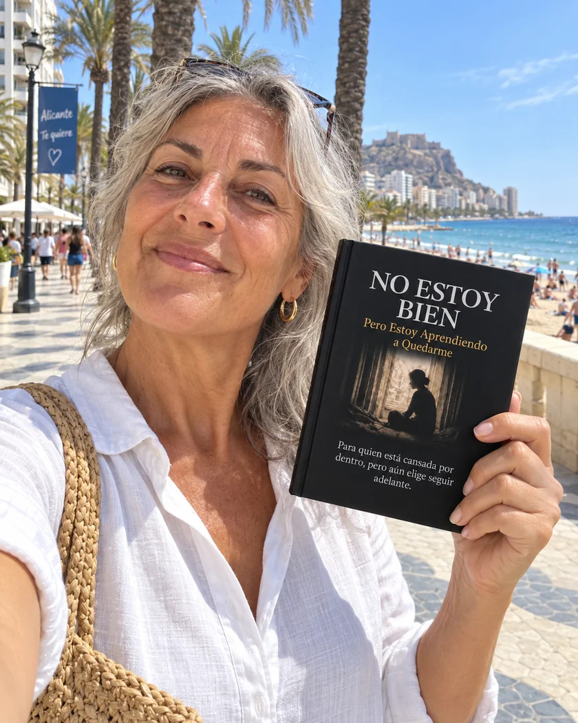 Lectora del libro No Estoy Bien en Chile