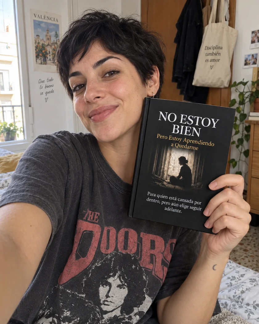 Lectora del libro No Estoy Bien en Chile