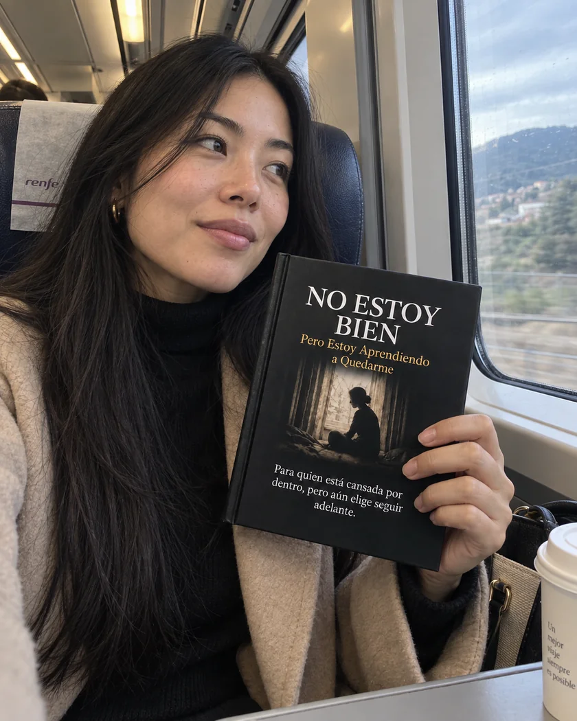 Lectora del libro No Estoy Bien en Chile