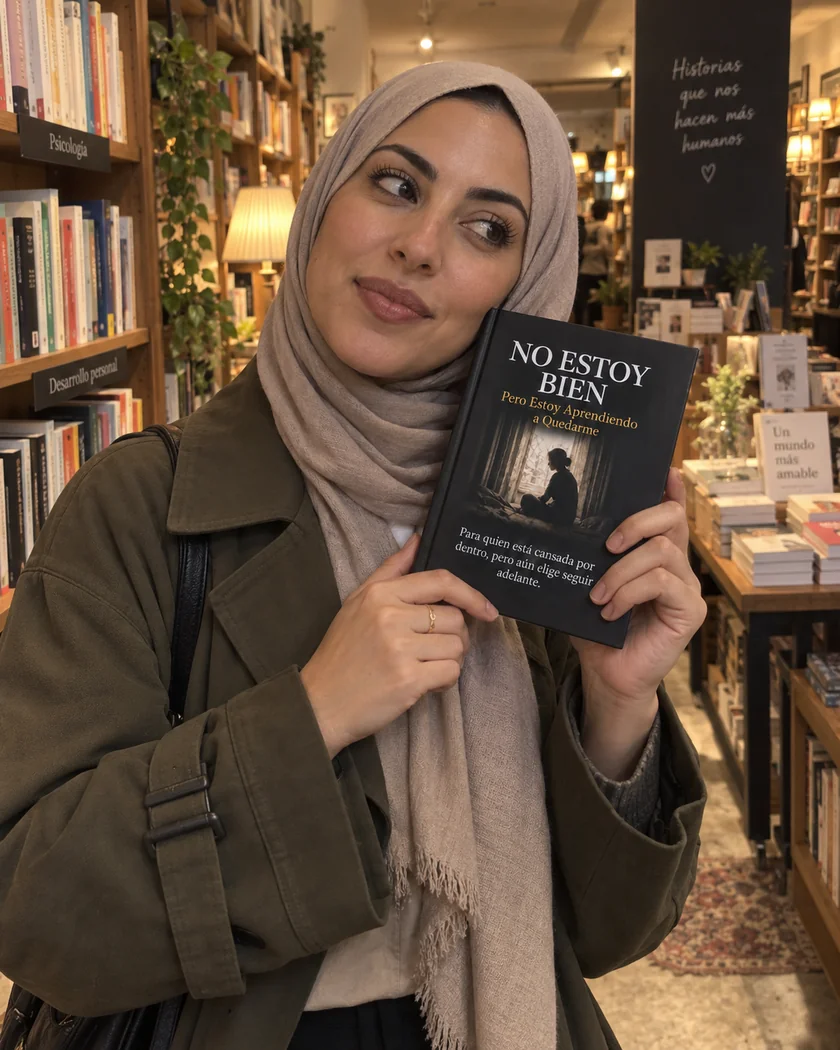 Lectora del libro No Estoy Bien en Chile